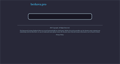 Desktop Screenshot of berkova.pro